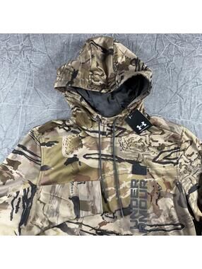 Under Armour Sweater Men's S Camo Hunting Hoodie NEW